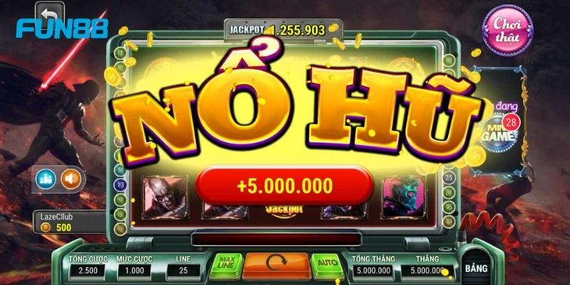 Nổ Hũ FUN88 Trải nghiệm không giới hạn tại nổ hũ FUN88